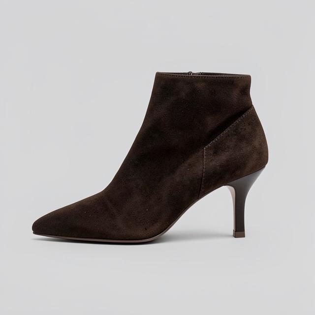 Suede boot, espresso