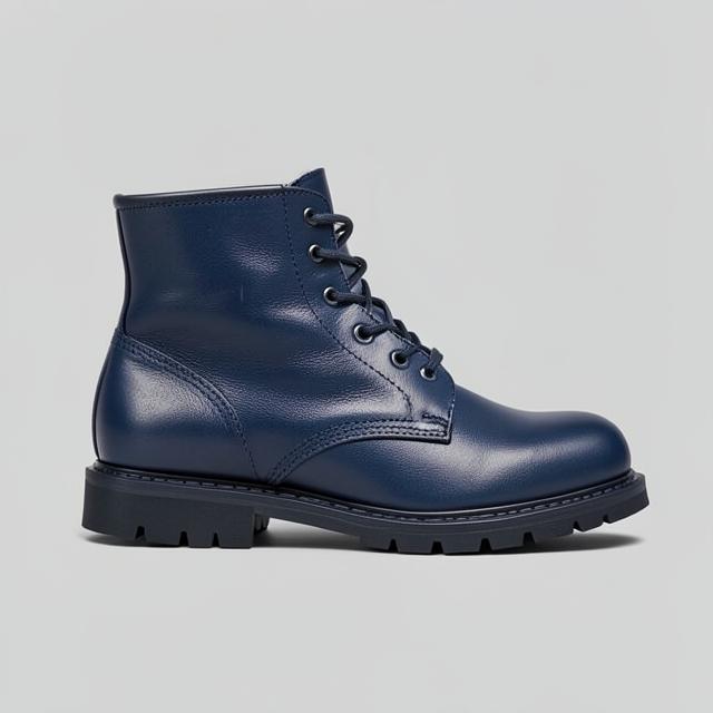 Lace-up boot, navy